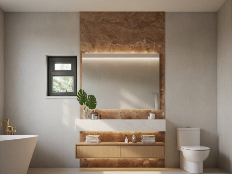 Modern Minimalist Luxury Bathroom Suite